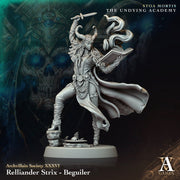 Female Tiefling Wizard Enchanter Warlock Sorceress  Mini | 28mm,32mm,54mm,75mm,100mm Scales | D&D 5e | Pathfinder | Archvillain Games - Only-Games