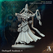 Undead Lich Wizard, Monster Miniature | 28mm,32mm,54mm,75mm,100mm Scales | Dungeons and Dragons Pathfinder | DnD 5e gift idea, RPG figure - Only-Games