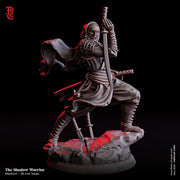 Human Rogue, Thief, Assassin, Kensai PC / NPC | 28mm, 32mm, 54mm, 75mm, 100mm Scale Resin Miniature | Dungeons and Dragons | Flesh of Gods - Only-Games