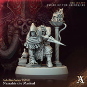 Human Rogue, Thief, Master Assassin | 28mm, 32mm,54mm,75mm,100mm Scale Resin Miniature | Dungeons and Dragons Pathfinder | Archvillain Games - Only-Games