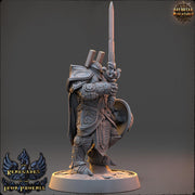 Oath of the Conquest Paladin, Cleric  | 28mm, 32mm, 54mm, 75mm Scales | 100mm Tall | Dungeons and Dragons | Pathfinder | Daybreak Miniatures - Only-Games