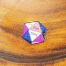 She/They D20 Pronoun Pin