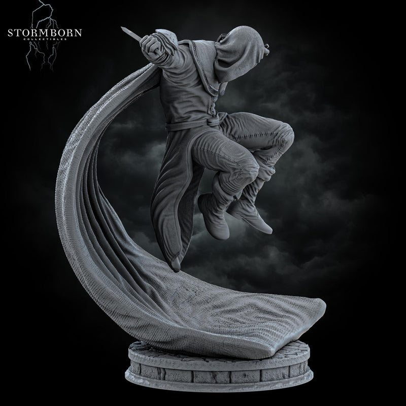 Rogue, Assassin, Thief PC / NPC Miniature | 28mm, 32mm, 54mm,75mm, 100mm Scales | Pathfinder Figure | D&D 5e | Resin mini - Only-Games