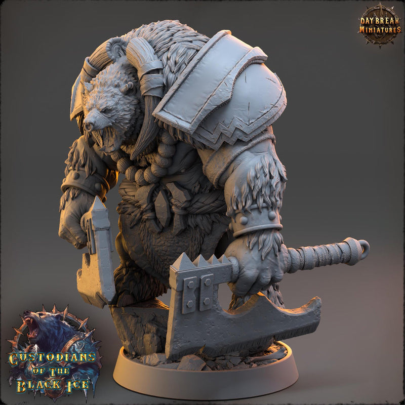 BearFolk Fighter Werebear Fighter Scales: 5 Sizes /| D&D 5e | Dungeons and Dragons | Pathfinder - Only-Games