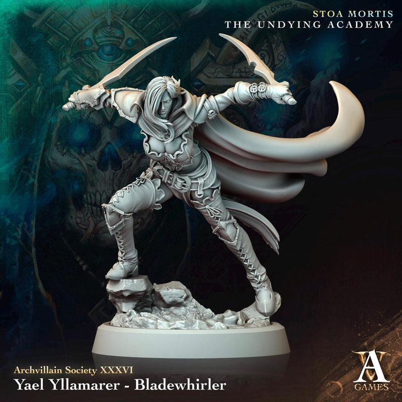 Female Rogue, Ranger, Thief, Assassin | 28mm, 32mm,54mm,75mm,100mm Scale Resin Miniature | Dungeons & Dragons Pathfinder | Archvillain Games - Only-Games