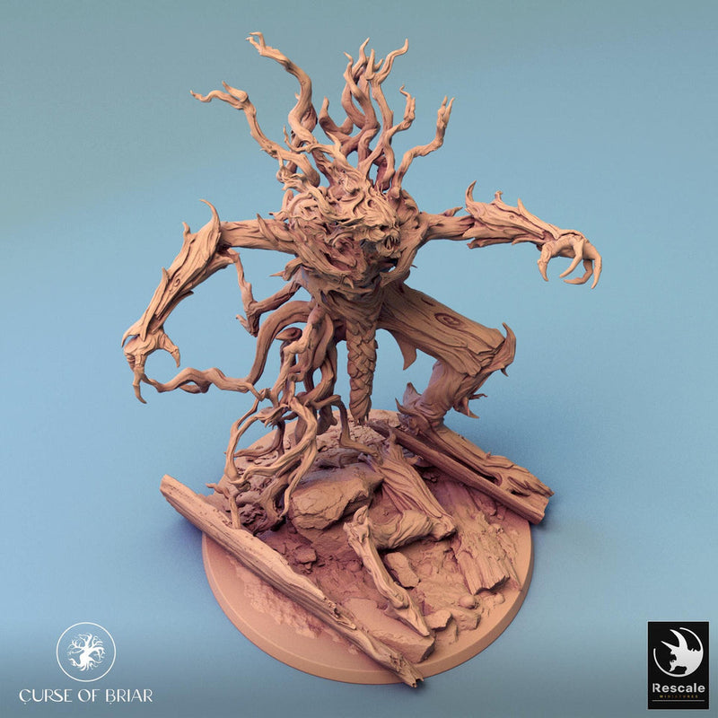 Twig Blight Treant (Various sizes) | 28mm,32mm,54mm,75mm,100mm Scale Resin Mini | Dungeons and Dragons D&D 5e Pathfinder |Rescale Miniatures - Only-Games