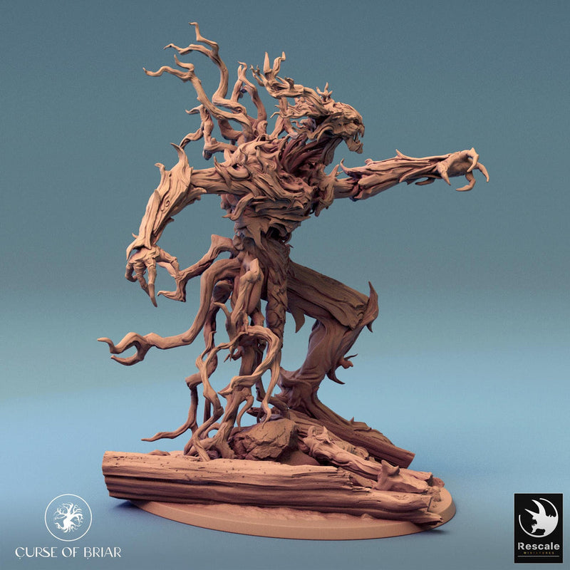 Twig Blight Treant (Various sizes) | 28mm,32mm,54mm,75mm,100mm Scale Resin Mini | Dungeons and Dragons D&D 5e Pathfinder |Rescale Miniatures - Only-Games