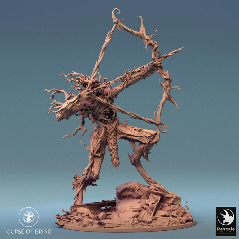 Twig Blight Treant (Various sizes) | 28mm,32mm,54mm,75mm,100mm Scale Resin Mini | Dungeons and Dragons D&D 5e Pathfinder |Rescale Miniatures - Only-Games