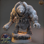 BearFolk Fighter Werebear Fighter 5 Sizes /Scales | D&D 5e | Dungeons and Dragons | Pathfinder - Only-Games
