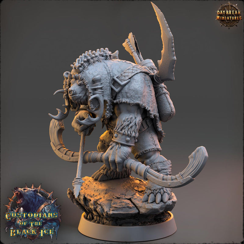 BearFolk Fighter Werebear Fighter Archer 5 Sizes /| D&D 5e | Dungeons and Dragons |Pathfinder - Only-Games