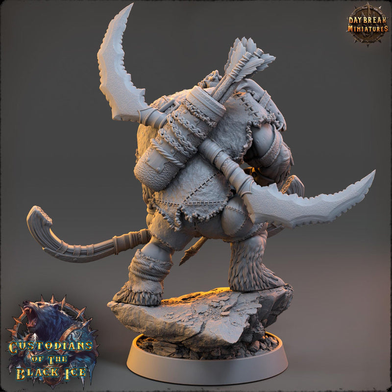BearFolk Fighter Werebear Fighter Archer 5 Sizes /| D&D 5e | Dungeons and Dragons |Pathfinder - Only-Games