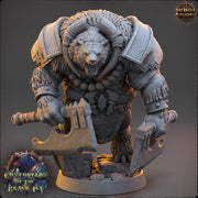 BearFolk Fighter Werebear Fighter Scales: 5 Sizes /| D&D 5e | Dungeons and Dragons | Pathfinder - Only-Games