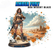 Female Sci-Fi Warrior Soldier, PC NPC Unpainted Resin Miniature | NSFW Topless & Nude versions | 28mm, 32mm,54mm, 75mm, 100mm Scales |DnD 5e - Only-Games