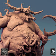 Flesh Golem Abomination Pestilence Demon (4 sizes) | 110mm Tall Proxy size | Large, Huge, Gargantuan D&D scale | Daemon Mini | Wargames  | - Only-Games