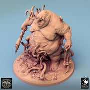Flesh Golem Abomination Pestilence Demon (4 sizes) | 110mm Tall Proxy size | Large, Huge, Gargantuan D&D scale | Daemon Mini | Wargames  | - Only-Games