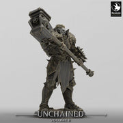 Human Paladin, Fighter Battlemaster with Maul PC / NPC, DnD 5e Gift Unpainted Mini| 28mm, 32mm,54mm,75mm,100mm Scales | Dungeons & Dragons - Only-Games