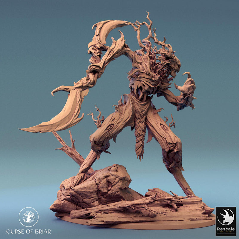 Twig Blight Treant (Various sizes) | 28mm,32mm,54mm,75mm,100mm Scale Resin Mini | Dungeons and Dragons D&D 5e Pathfinder |Rescale Miniatures - Only-Games