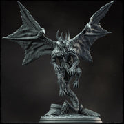Chromatic Dragon (4 sizes) D&D  Miniature |  230mm Height,  220mm Wing Span | Resin Dragon Statue | Figurine | Dungeons and Dragons 5e - Only-Games