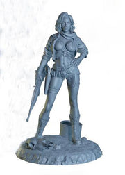 Female Sci-Fi Warrior Soldier, PC NPC Unpainted Resin Miniature | NSFW Topless & Nude versions | 28mm, 32mm,54mm, 75mm, 100mm Scales |DnD 5e - Only-Games
