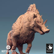 Wild Boar and Giant Boar Miniatures | Dungeons and Dragons 5e  | 28mm,32mm, 54mm, 75mm, 100mm Scale | Pathfinder | Rescale miniatures - Only-Games