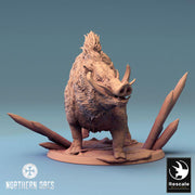 Wild Boar and Giant Boar Miniatures | Dungeons and Dragons 5e  | 28mm,32mm, 54mm, 75mm, 100mm Scale | Pathfinder | Rescale miniatures - Only-Games