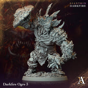 Raging Warrior Ogre, Resin Miniature | 28mm,32mm Scales (40mm, 50mm, 60mm, 75mm BASE Sizes) |  D&D 5e Against Giants | Dungeons and Dragons - Only-Games