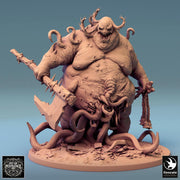 Flesh Golem Abomination Pestilence Demon (4 sizes) | 110mm Tall Proxy size | Large, Huge, Gargantuan D&D scale | Daemon Mini | Wargames  | - Only-Games