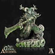 Ancient Verdant Lord (5 sizes) Unpainted Miniature | 28mm,32mm, 54mm,75mm,100 Scales | Dungeons & Dragons |Pathfinder | Archvillain games - Only-Games