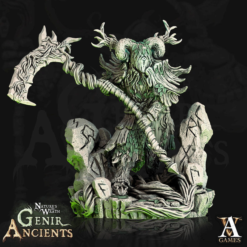 Ancient Verdant Lord (5 sizes) Unpainted Miniature | 28mm,32mm, 54mm,75mm,100 Scales | Dungeons & Dragons |Pathfinder | Archvillain games - Only-Games