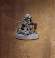 Halfling Gnome Rogue ,Ranger,Fighter Short Sword and Dagger PC NPC | Dungeons & Dragons| 28mm,32mm,54mm,75mm Scales Pathfinder Artisan Guild - Only-Games