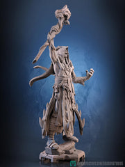 Human Druid, Sorcerer PC / NPC D&D 5e Unpainted Miniature| 28mm,32mm,54mm,75mm,100mm Scales | Pathfinder Figure | RPG | Figurine unpainted | - Only-Games