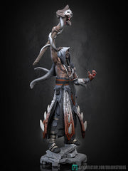 Human Druid, Sorcerer PC / NPC D&D 5e Unpainted Miniature| 28mm,32mm,54mm,75mm,100mm Scales | Pathfinder Figure | RPG | Figurine unpainted | - Only-Games