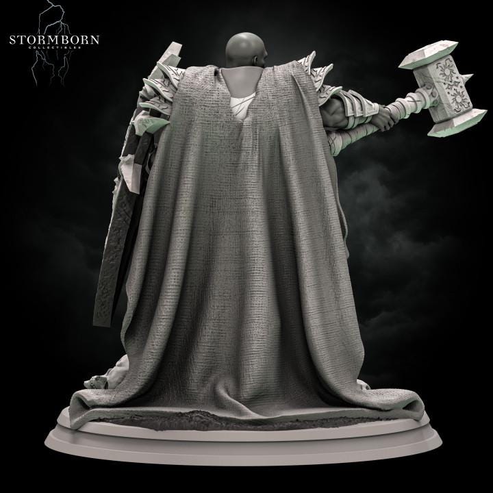 Life, Light Domain Cleric, Paladin PC / NPC Miniature | 5 Sizes /Scales |  Figure | DnD | unpainted | - Only-Games