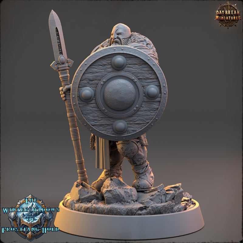 Viking Human Ranger Barbarian Fighter PC NPC | 28mm, 32mm,54mm, 75mm, 100mm Scales | Dungeons and Dragons | Pathfinder | Daybreak Miniatures - Only-Games