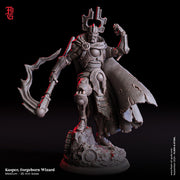 Warforged Wizard, Sorcerer, Warlock | 28mm,32mm,54mm,75mm,100mm Scale Resin Miniature |Dungeons and Dragons D&D 5e Pathfinder |Flesh of Gods - Only-Games