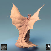 Metallic Ancient Brass Dragon- (4 sizes) D&D Miniature | 190mm Wing Span,223mm Height | Resin Figurine |Dungeons and Dragons 5e Pathfinder - Only-Games