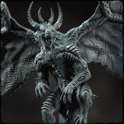Chromatic Dragon (4 sizes) D&D  Miniature |  230mm Height,  220mm Wing Span | Resin Dragon Statue | Figurine | Dungeons and Dragons 5e - Only-Games