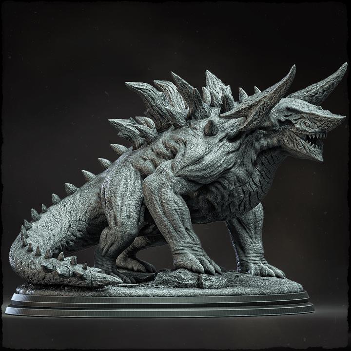 Kaiju, Behemoth, Tarrasque (4 sizes) D&D  Miniature | Torso 120mm Long,  80mm Height | Resin Statue | Figurine | Dungeons and Dragons 5e - Only-Games