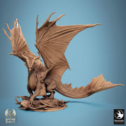 Legendary Dragon (4 sizes) D&D Miniature | 290mm Wing Span, 217mm Height | Resin Figurine | Dungeons and Dragons 5e Pathfinder | Great gift - Only-Games