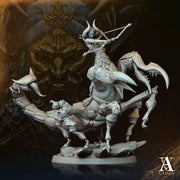 Female Tlincallis, Manscorpions, Scorpion folk | 28mm.32mm,54mm,75mm Scale | D&D 5e Miniature | Dungeons and Dragons | Archvillain Games - Only-Games