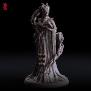 Female Wizard Diviner, Warlock, Sorcerer PC NPC | 28mm, 32mm,54mm, 75mm, 100mm Scale Resin Miniature | Dungeons and Dragons | Flesh of Gods - Only-Games