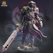 Vampire Knight Strahd in Armor | 28mm, 32mm,54mm, 75mm,100mm Scale | Undead Dungeons & Dragons 5e Miniatures | Pathfinder |Figurine DnD Mini - Only-Games