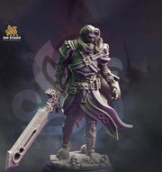 Vampire Knight Strahd in Armor | 28mm, 32mm,54mm, 75mm,100mm Scale | Undead Dungeons & Dragons 5e Miniatures | Pathfinder |Figurine DnD Mini - Only-Games