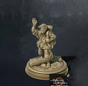 Halfling Adventurer | Resin Miniatures | Dungeons and Dragons | 28mm, 32mm, 75mm Scale | Pathfinder | - Only-Games