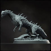 Thundralisk the Swift Fury, Gargantuan Lizard Monster (4 sizes) D&D  Miniature | 265mm Long | Resin Statue Figurine  Dungeons and Dragons 5e - Only-Games