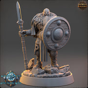 Viking Human Ranger Barbarian Fighter PC NPC | 28mm, 32mm,54mm, 75mm, 100mm Scales | Dungeons and Dragons | Pathfinder | Daybreak Miniatures - Only-Games