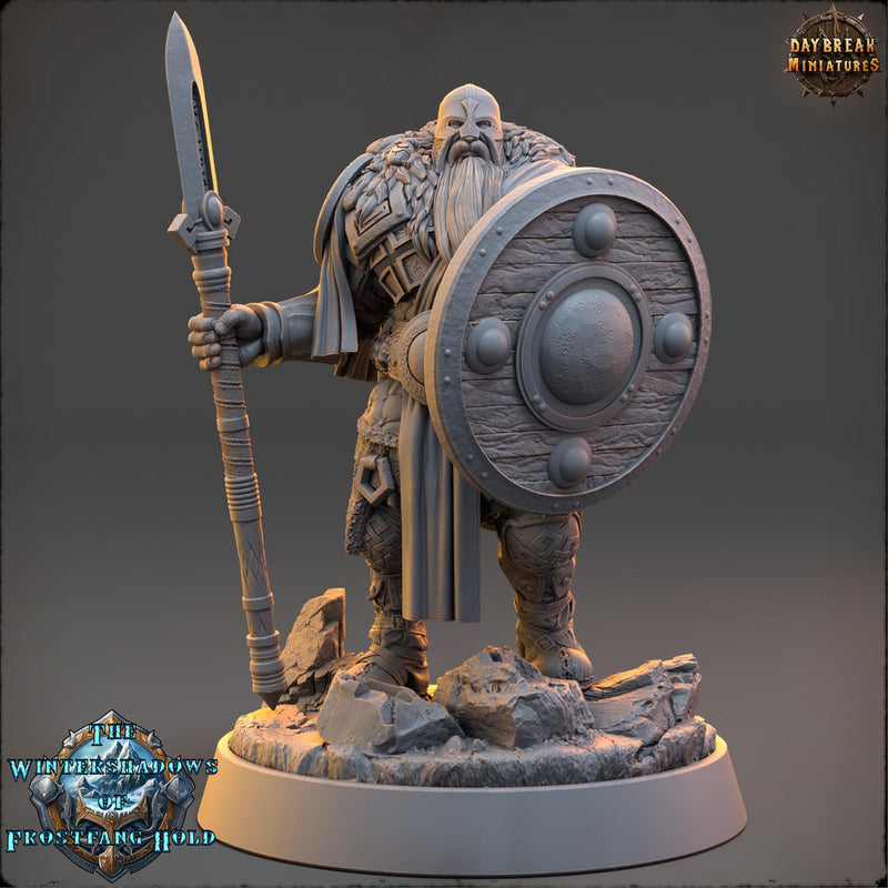 Viking Human Ranger Barbarian Fighter PC NPC | 28mm, 32mm,54mm, 75mm, 100mm Scales | Dungeons and Dragons | Pathfinder | Daybreak Miniatures - Only-Games