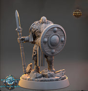 Viking Human Ranger Barbarian Fighter PC NPC | 28mm, 32mm,54mm, 75mm, 100mm Scales | Dungeons and Dragons | Pathfinder | Daybreak Miniatures - Only-Games