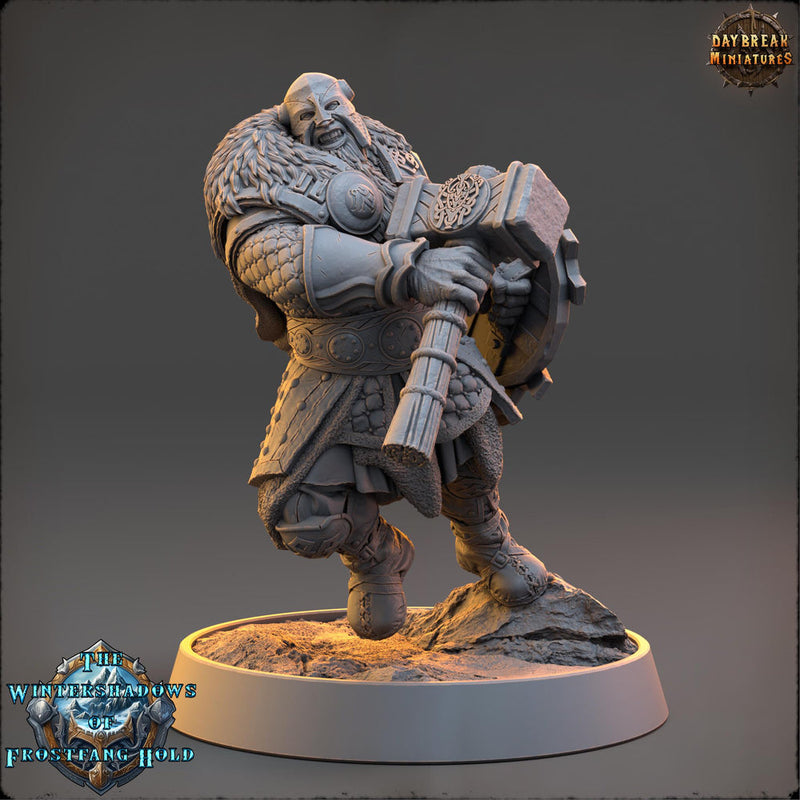 War Domain Cleric, Paladin PC /NPC Unpainted | 28mm,32mm,54mm,75mm,100mm Scales | Dungeons and Dragons | Pathfinder | Daybreak Miniatures - Only-Games