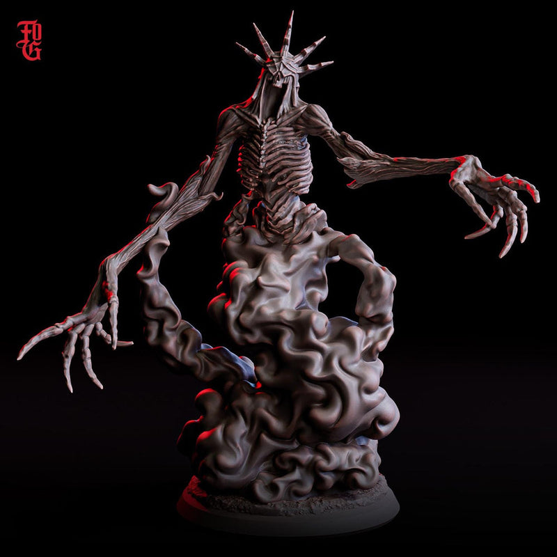 Wraith Undead, Demon Fiend, Resin Miniature | 28mm, 32mm,54mm, 75mm,100mm Scale  | Dungeons and Dragons D&D 5e Pathfinder | Flesh of Gods - Only-Games